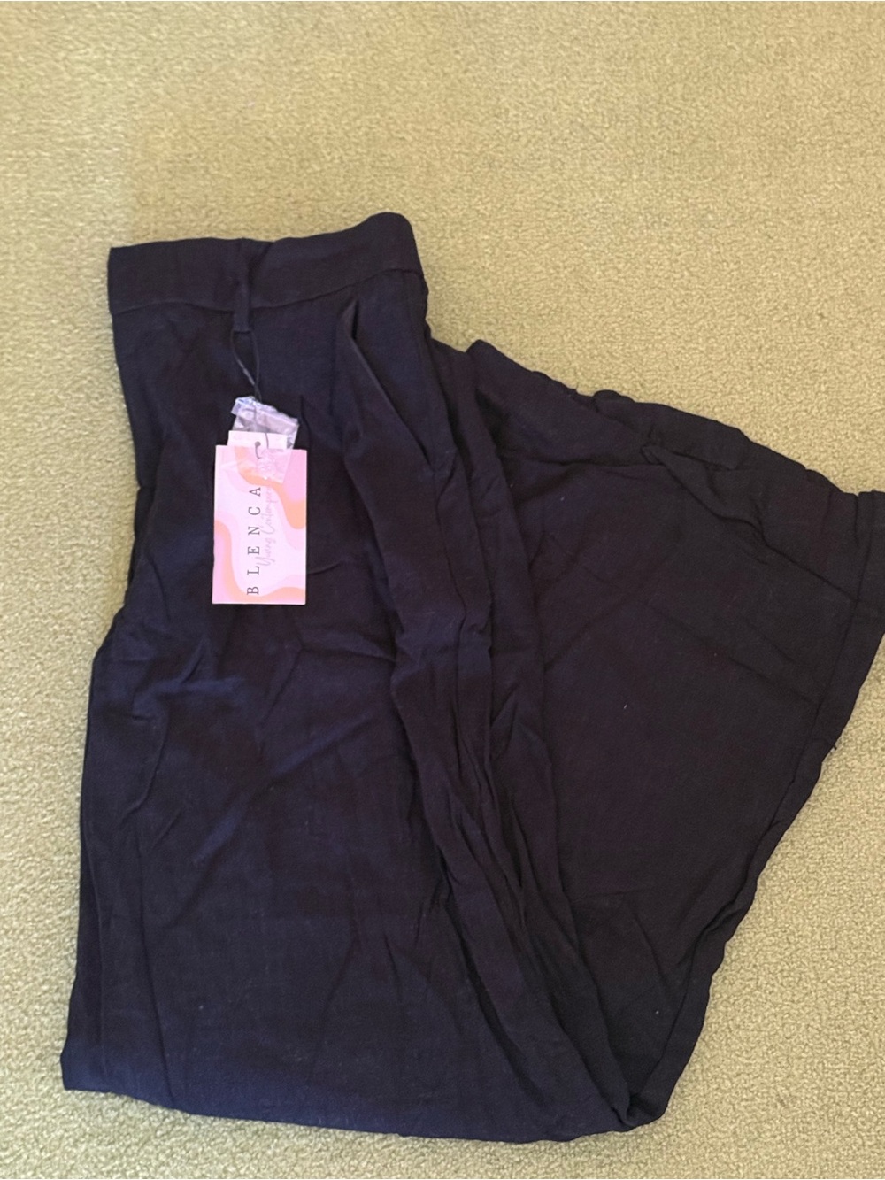 Black Wide-Leg Pants